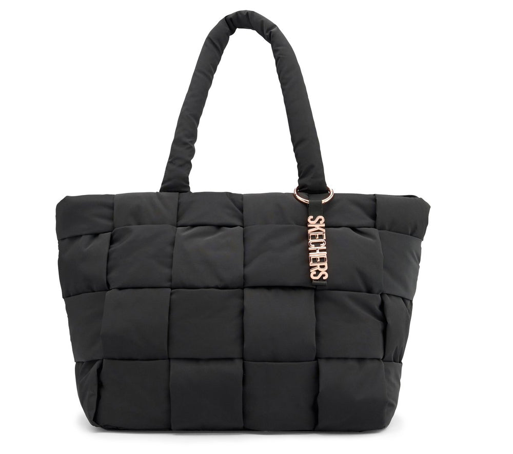 Skechers Quilted Checkered Shopper Bag