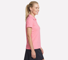 Skechers GO GOLF Short Sleeve Birdie Zip Front Polo
