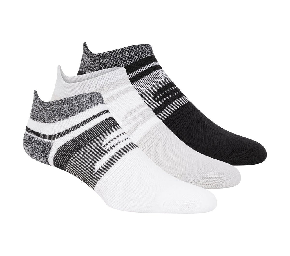 Skechers 3 Pack Women's Performance Low Cut Running Heel Tab Socks