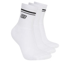 Skechers 3 Pack Women's Low Crew Varsity Socks