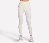 Skechers GO WALK Rib Floral Full Length High-Waisted Legging