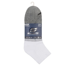 Skechers 3 Pack Men's Colorblock Quarter Socks