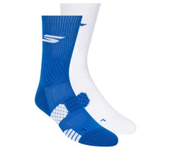 WHITE / BLUE,L