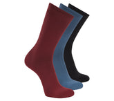 Skechers 3 Pack Men's Reflective Performance Half Terry Crew Socks