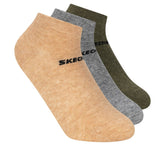 Skechers 3 Pack Boys' Low Cut Cotton Socks