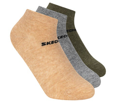Skechers 3 Pack Boys' Low Cut Cotton Socks