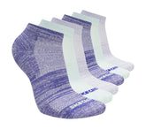 Skechers 6 Pack Girls' Low Cut Color Stripe Socks