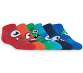 Skechers 6 Pack Low Cut Monster Socks