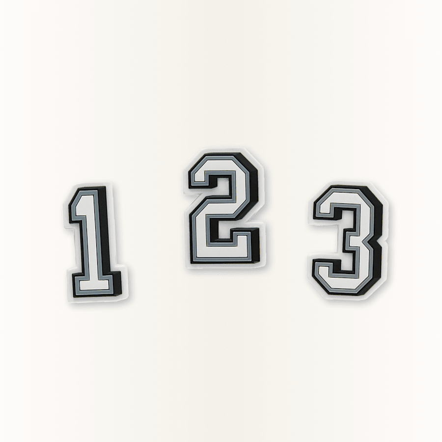 Crocs - Number 0-9 Jibbitz Shoe Charm