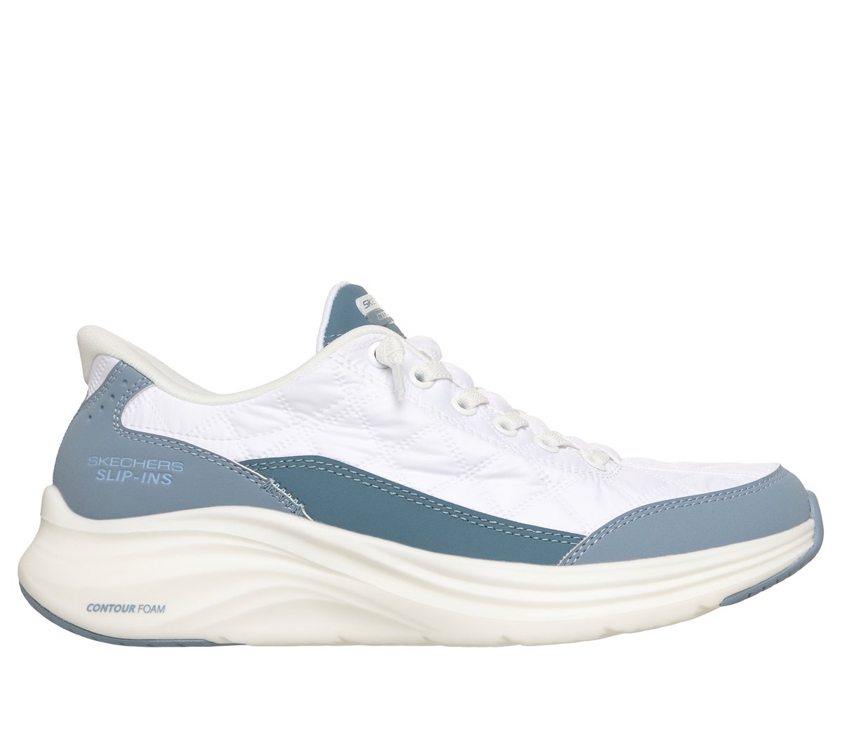 WHITE / LIGHT BLUE,6.0,Medium