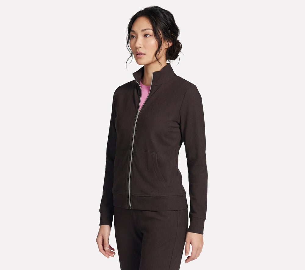 Skechers GO Luxe Rib Everyday Full Zip Jacket