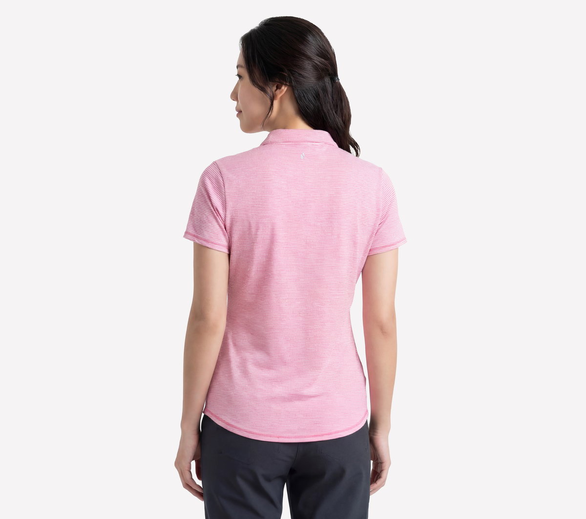 Skechers Short Sleeve On The Green Striped Polo