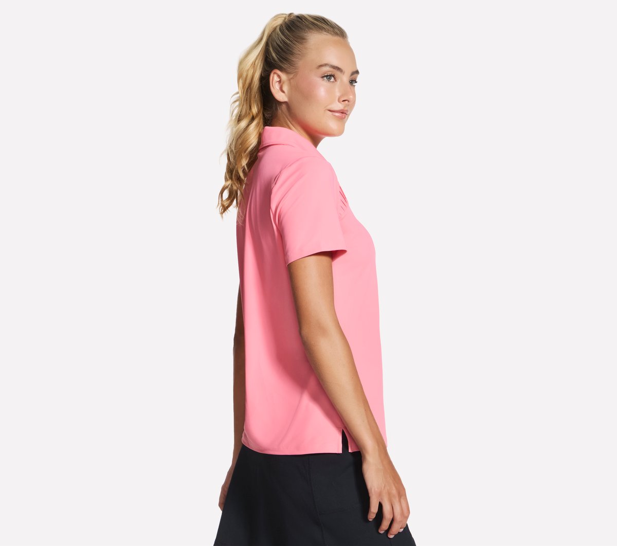 Skechers GO GOLF Short Sleeve Birdie Zip Front Polo