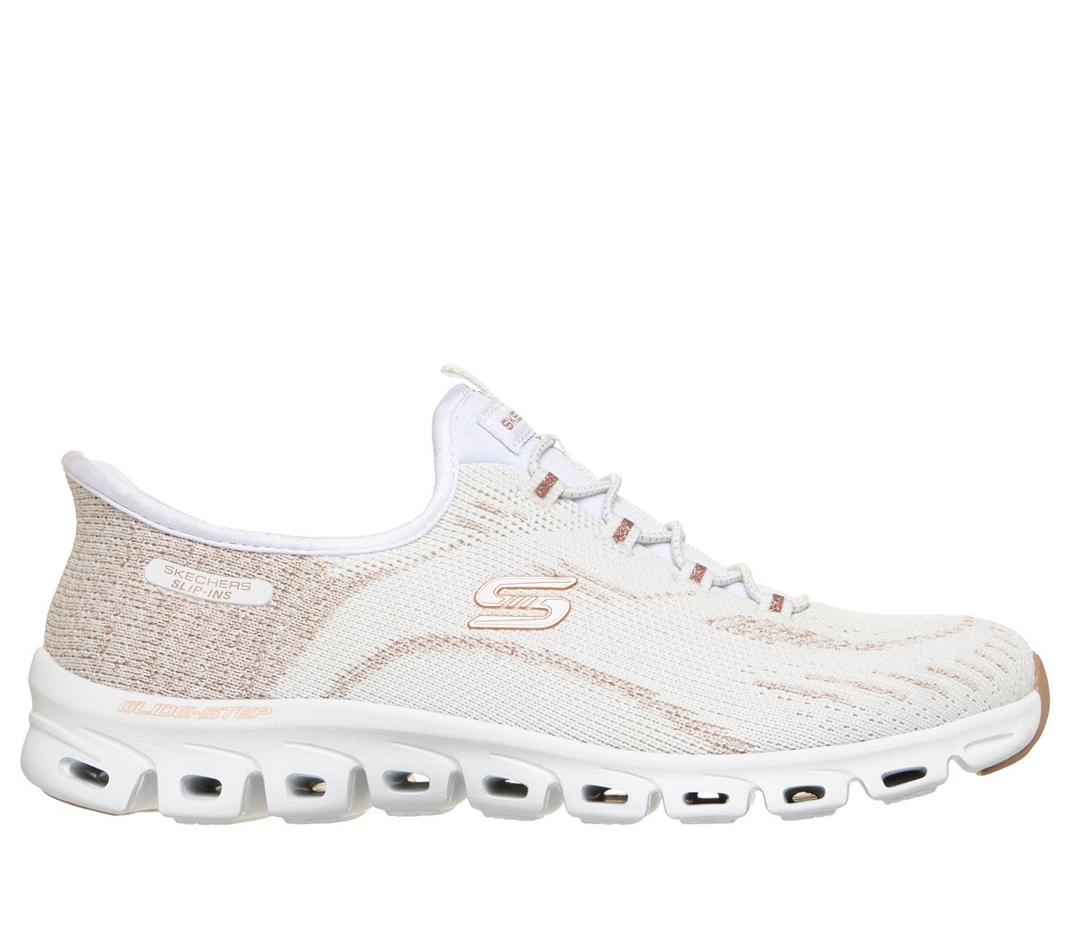 WHITE / ROSE GOLD,6.0,Medium