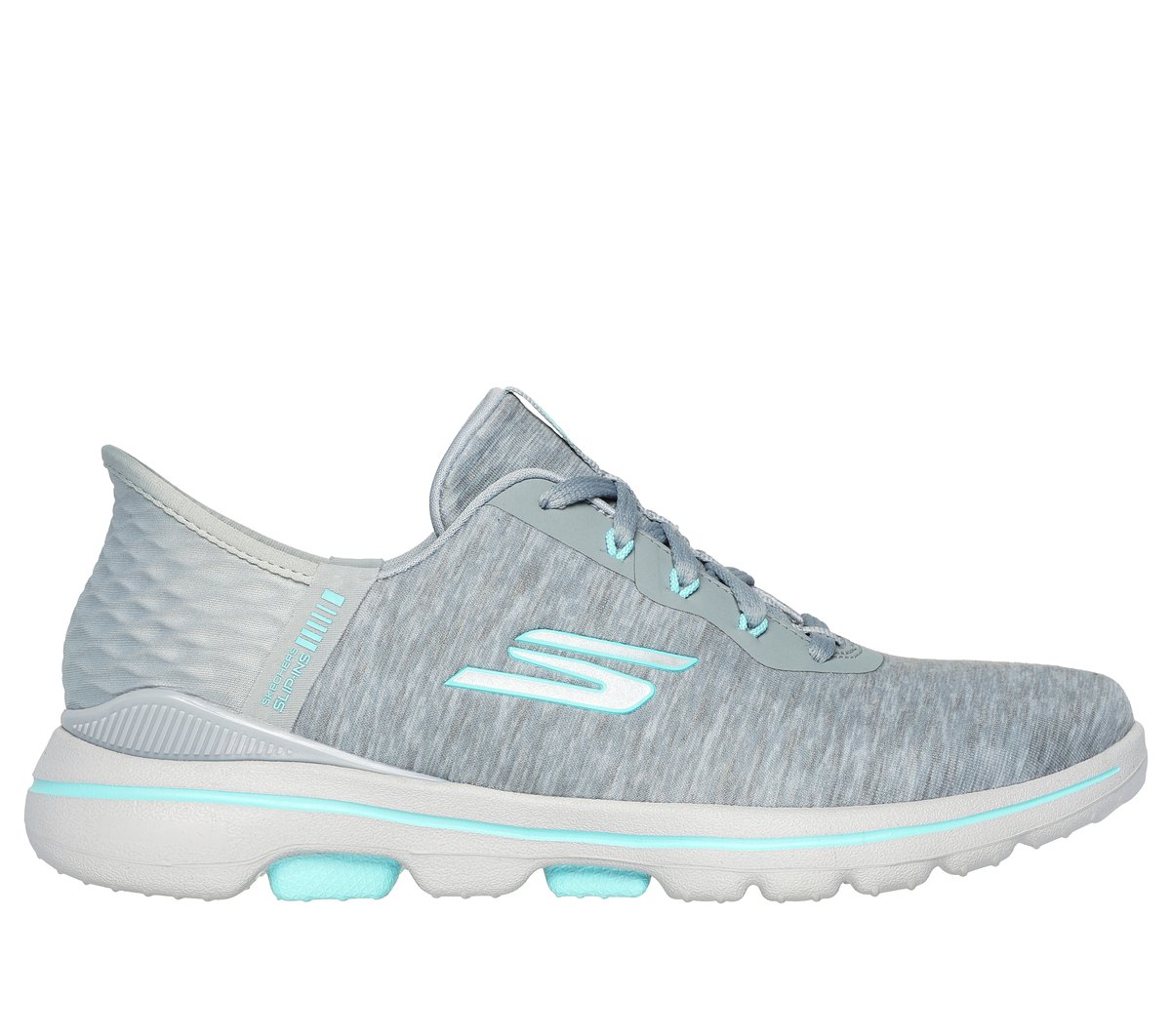 GRAY / AQUA,6.0,Medium