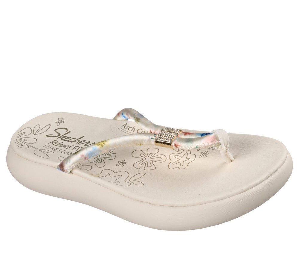 Skechers Slide-Ups Relaxed Fit: Asana Luxe - Vibrant Beauty