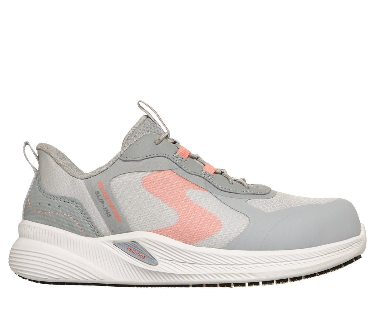 GRAY / CORAL,6.0,Medium