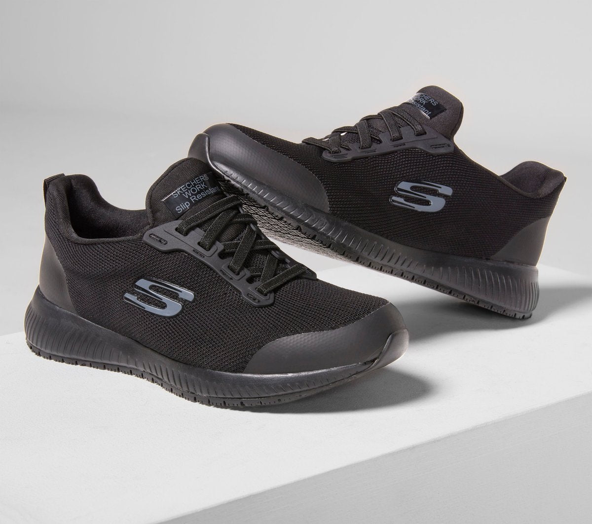 Skechers Work Slip-Resistant Relaxed Fit: Squad