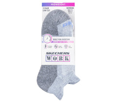Skechers Work: Lowcut Heel Tab Socks - 3 Pack