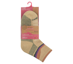 Skechers 2 Pack Women's Trail Quarter Socks