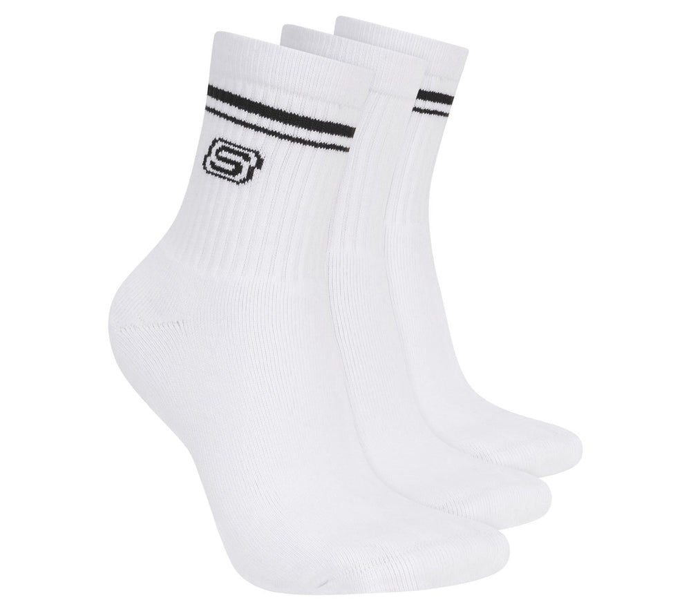 Skechers 3 Pack Women's Low Crew Varsity Socks