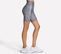 Skechers GO FLEX Printed High Waisted 8 Inch Bike Short