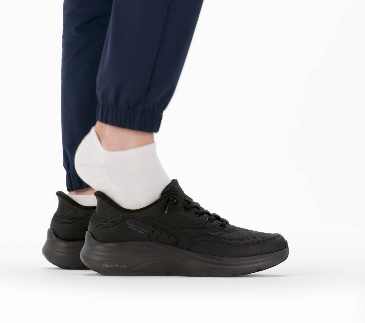Skechers Slip-ins Work Slip-Resistant: Contour Foam - Cozy Fit