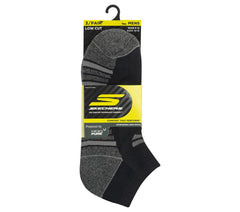 Skechers 3 Pack Men's Half Terry Low Cut Socks