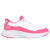 WHITE / HOT PINK