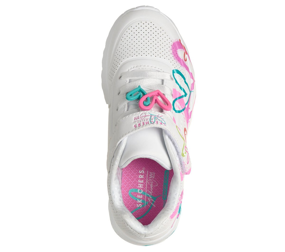Skechers JGoldcrown: UNO Lite - Heart Status