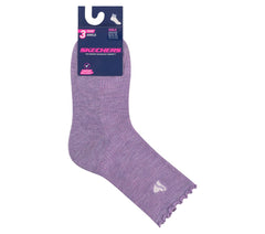 Skechers 3 Pack Kids Ankle Lettuce Socks