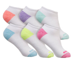 Skechers 6 Pack Low Cut Walking Socks